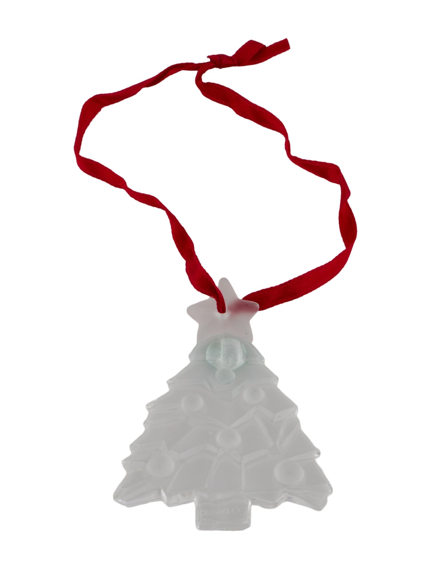 Tiffany & Co. Crystal Christmas Tree Ornament