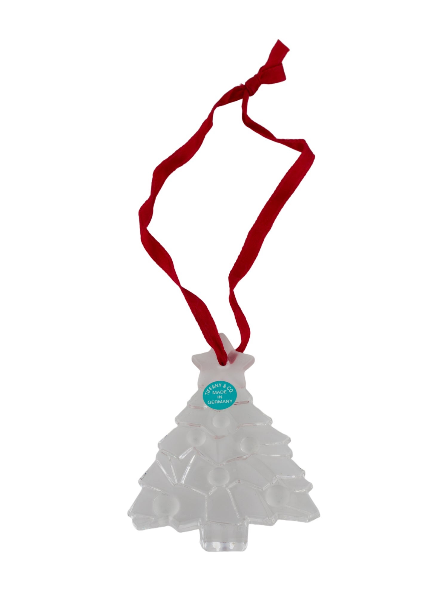 Tiffany & Co. Crystal Christmas Tree Ornament