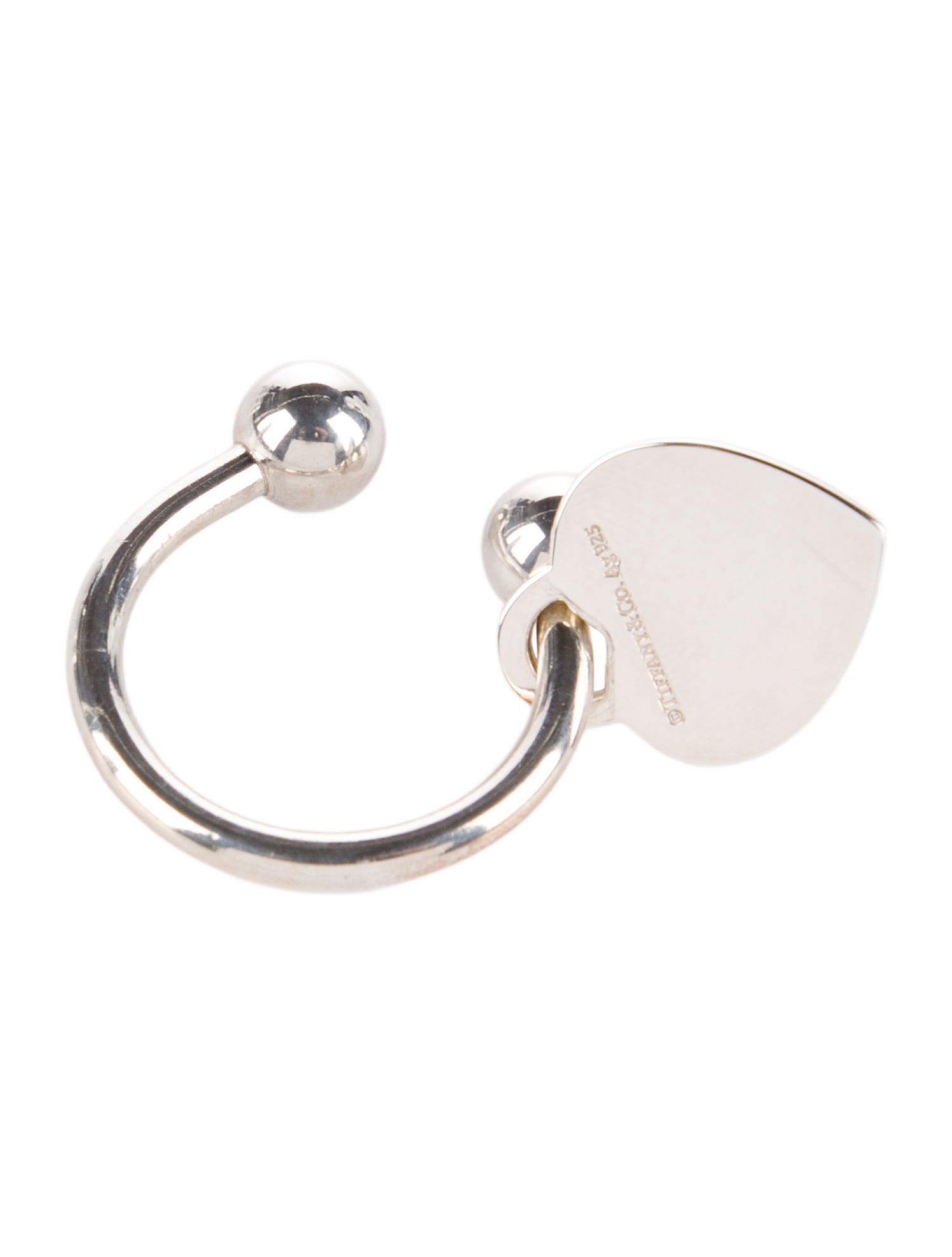 Tiffany & Co. Heart Shaped Tag Keyring
