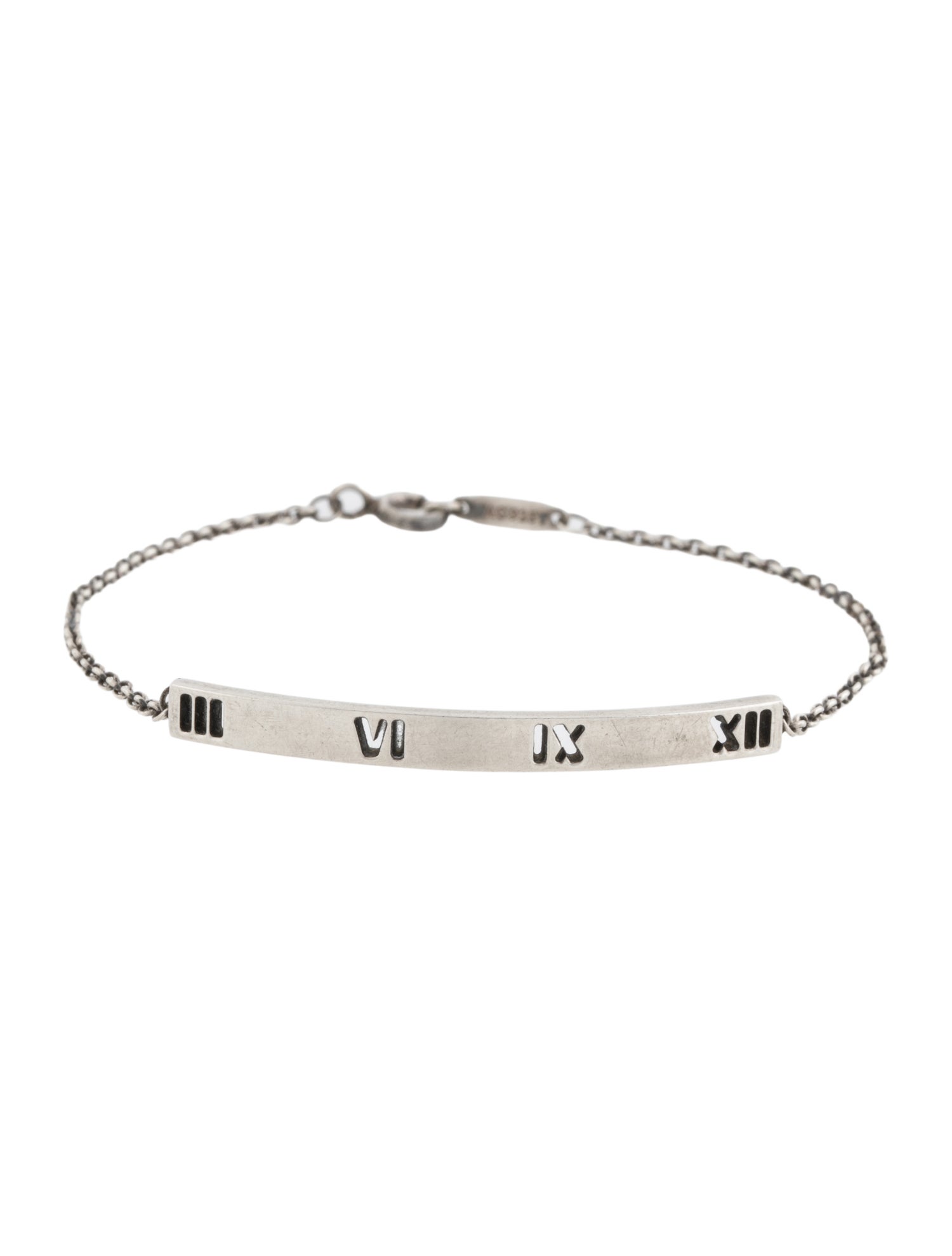 Tiffany & Co. Atlas Pierced Bar Bracelet
