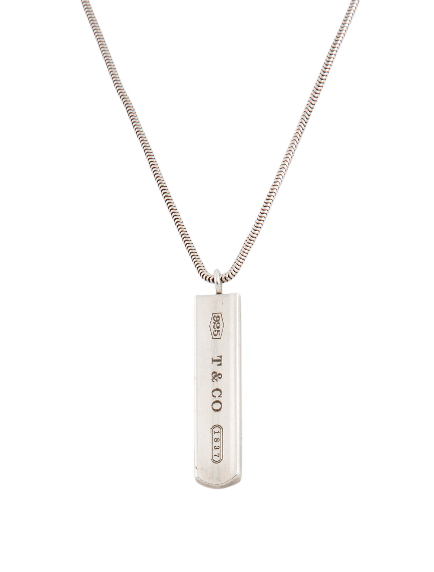 Tiffany & Co. Vintage 1837® Bar Pendant Necklace