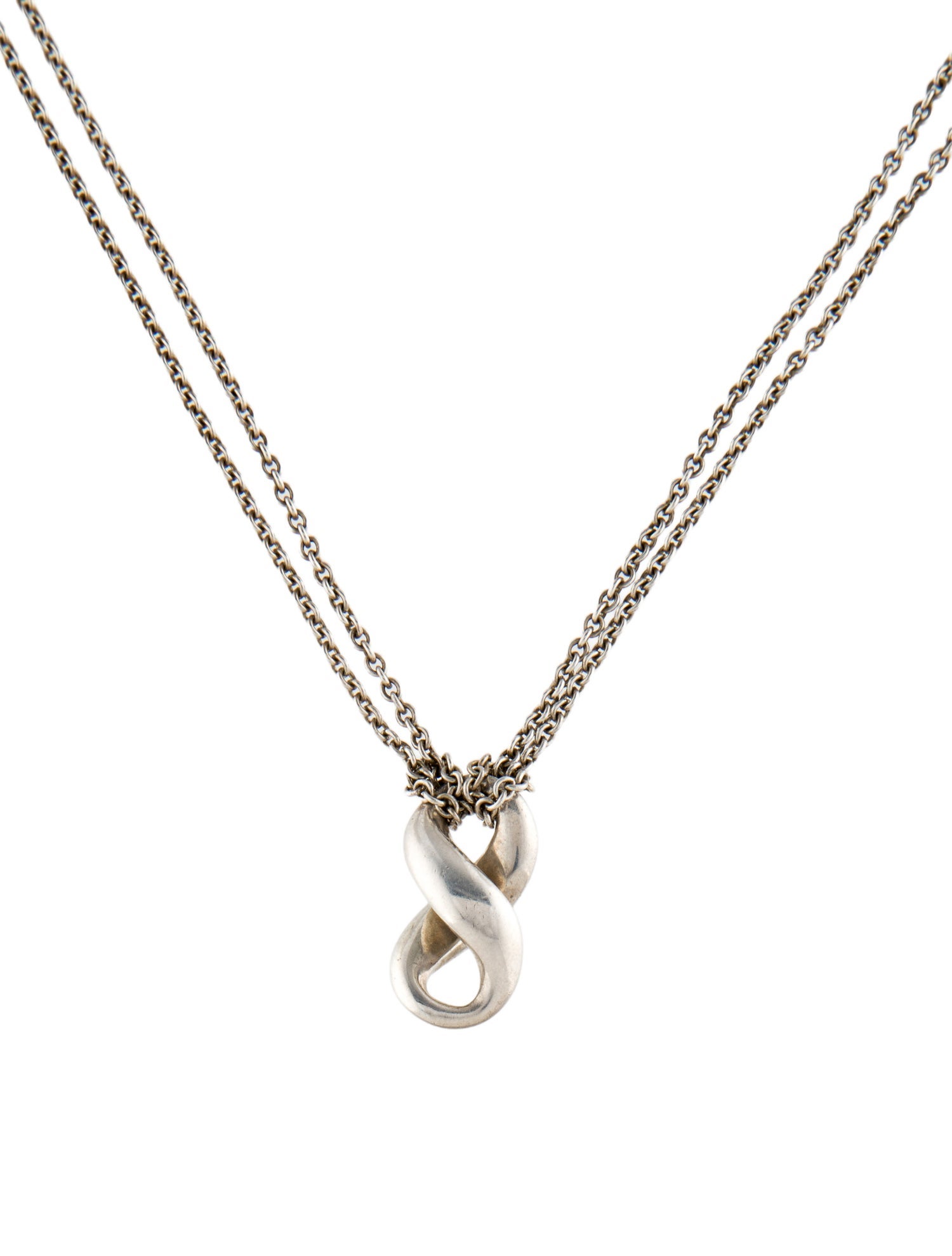 Tiffany & Co. Infinity Chain Pendant Necklace