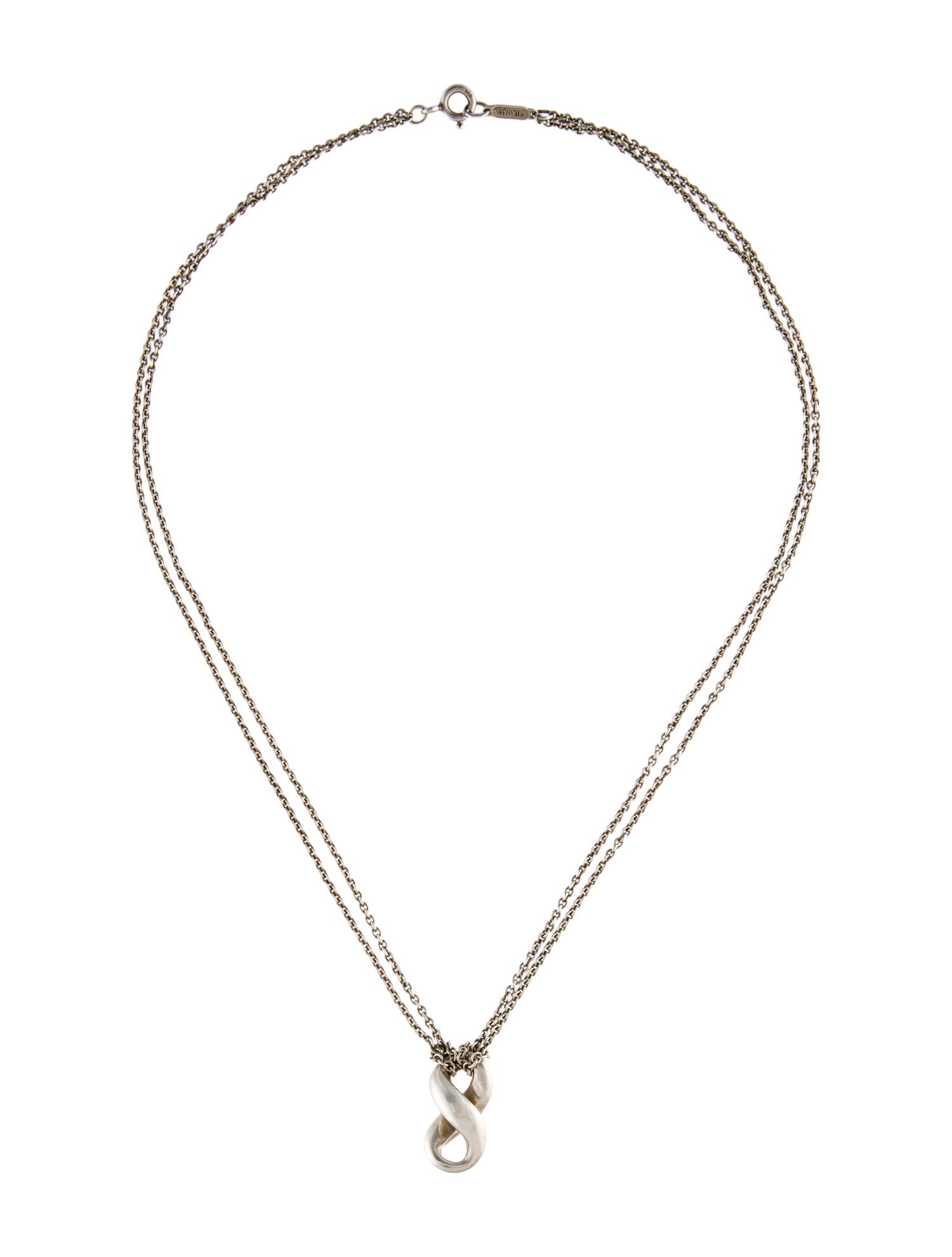 Tiffany & Co. Infinity Chain Pendant Necklace