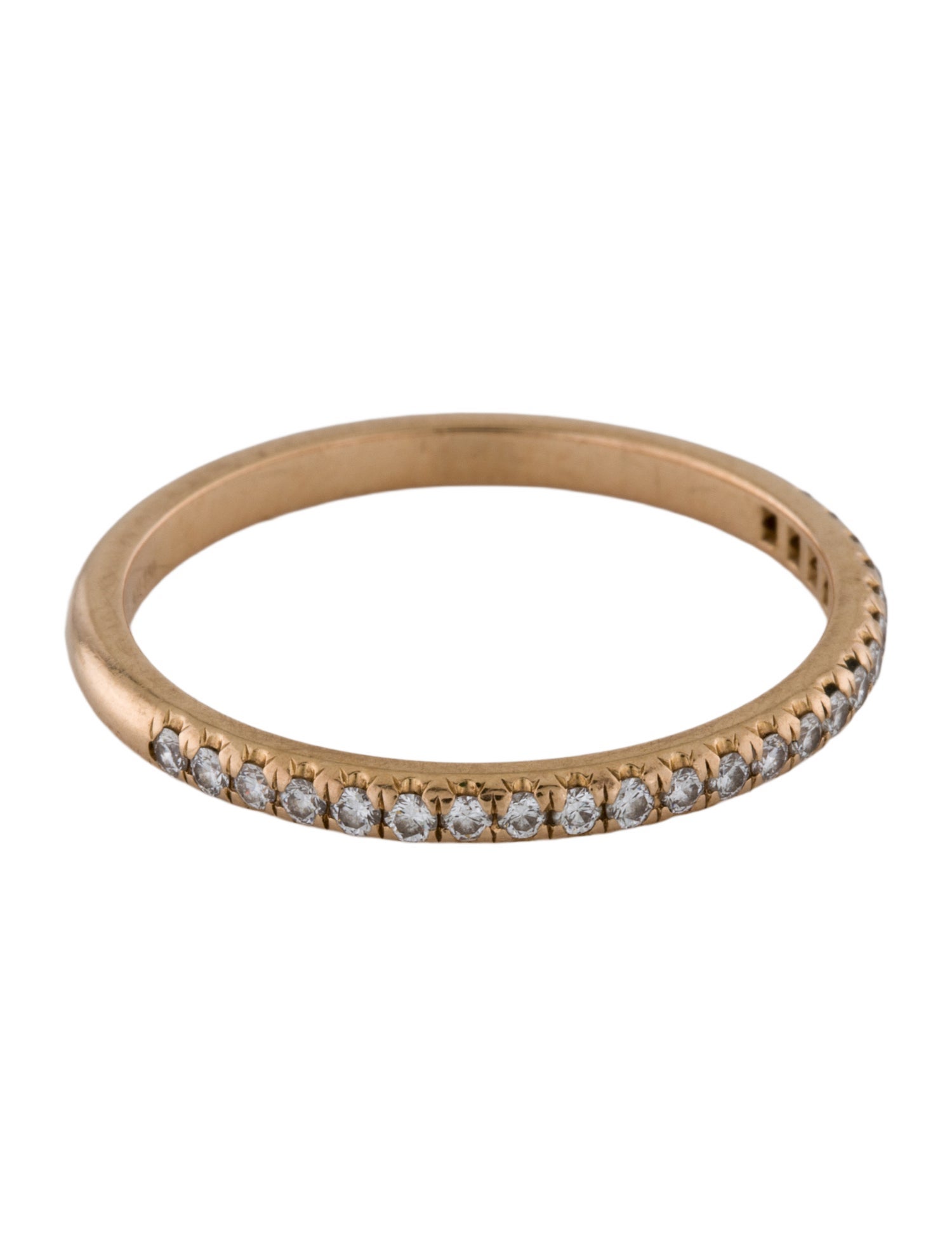 Tiffany & Co. 18K Diamond Half Eternity Band