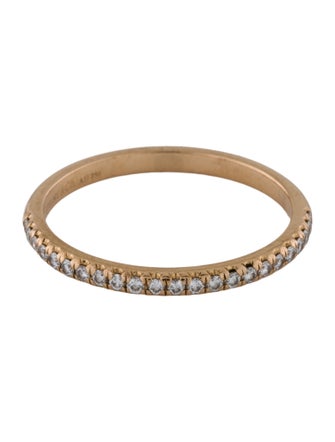 Tiffany & Co. 18K Diamond Half Eternity Band
