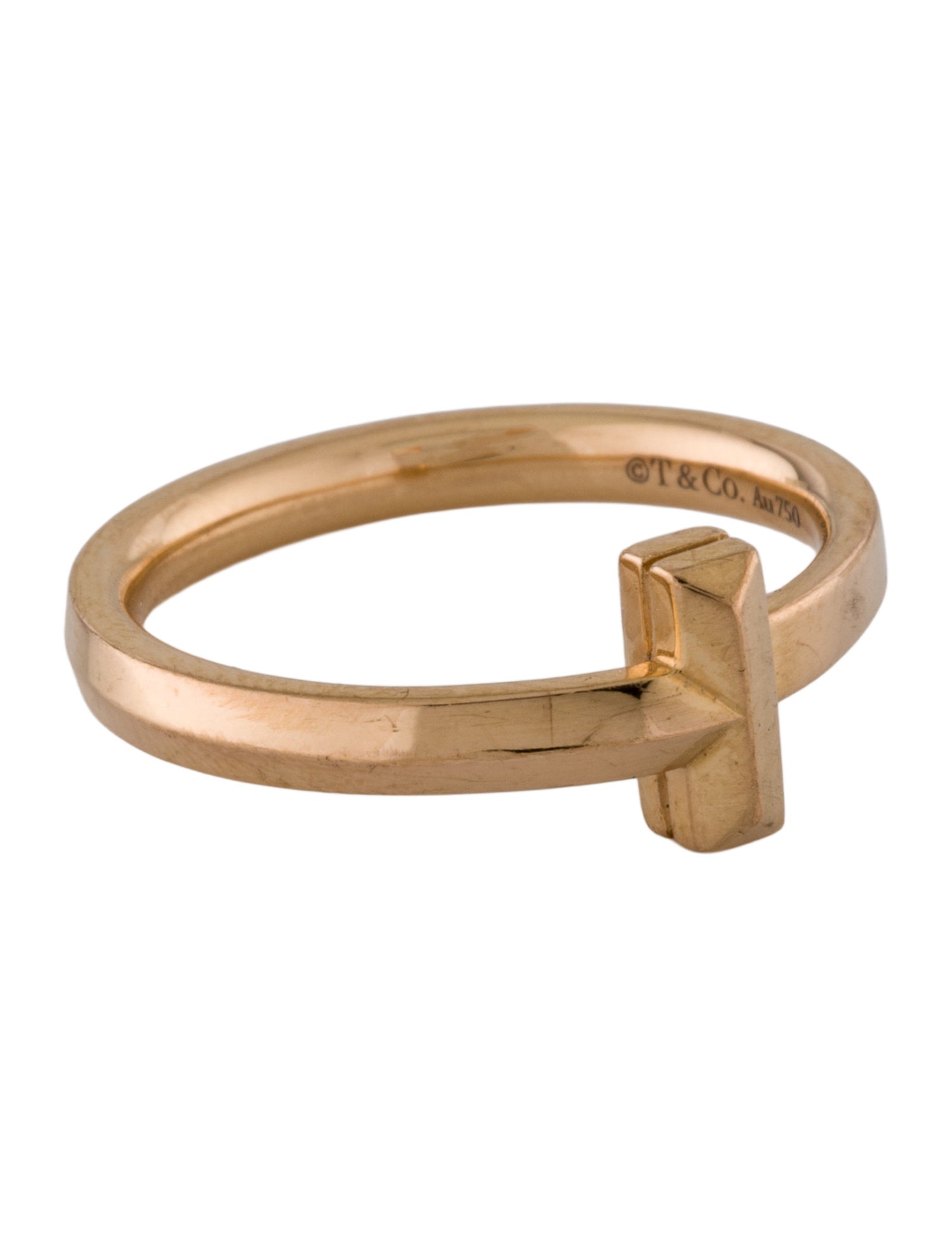 Tiffany & Co. 18K T1 Ring