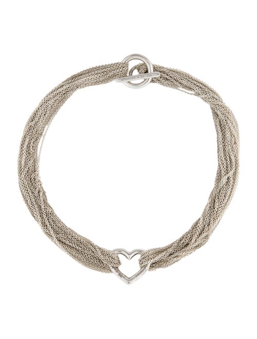 Tiffany & Co. Multistrand Heart Toggle Necklace
