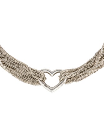 Tiffany & Co. Multistrand Heart Toggle Necklace