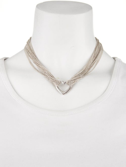 Tiffany & Co. Multistrand Heart Toggle Necklace