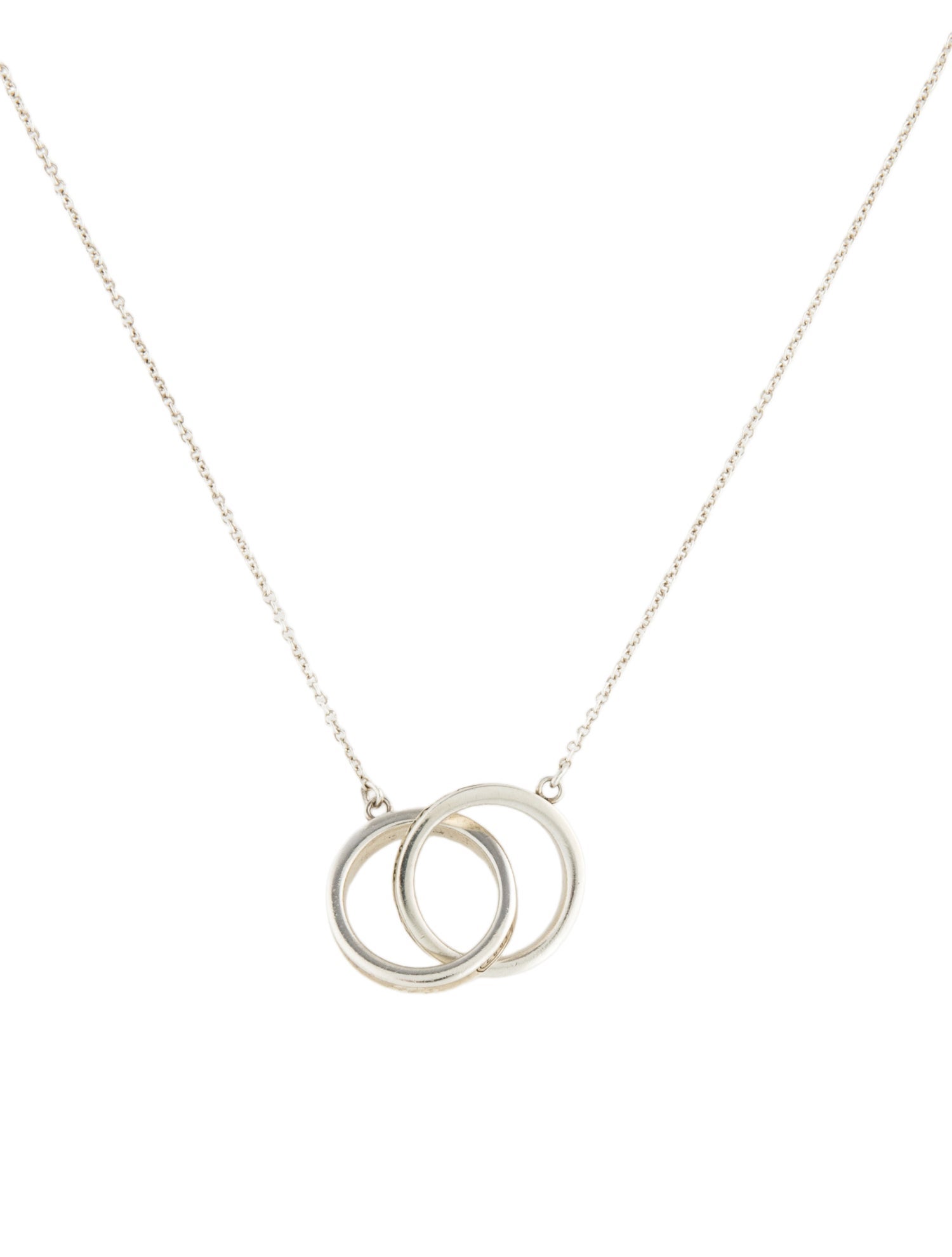 Tiffany & Co. 1837 Interlocking Circles Pendant Necklace