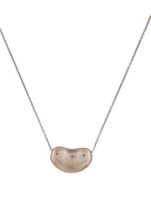 Tiffany & Co. Elsa Peretti Large Bean Pendant Necklace