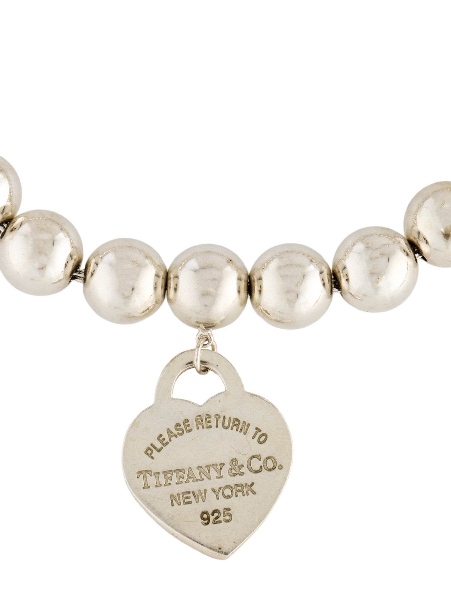 Tiffany & Co. Heart Tag Ball Bracelet