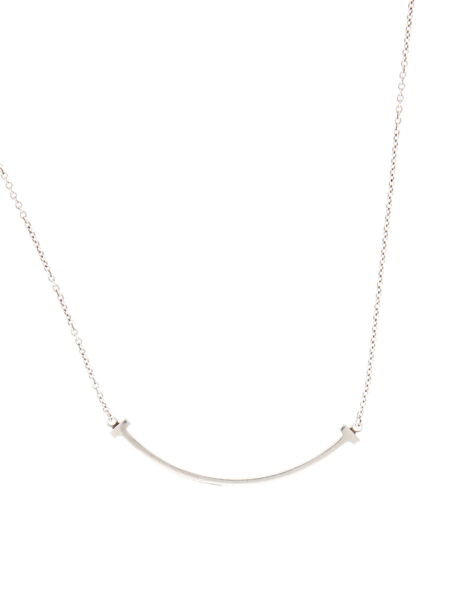 Tiffany & Co. T Smile Pendant Necklace