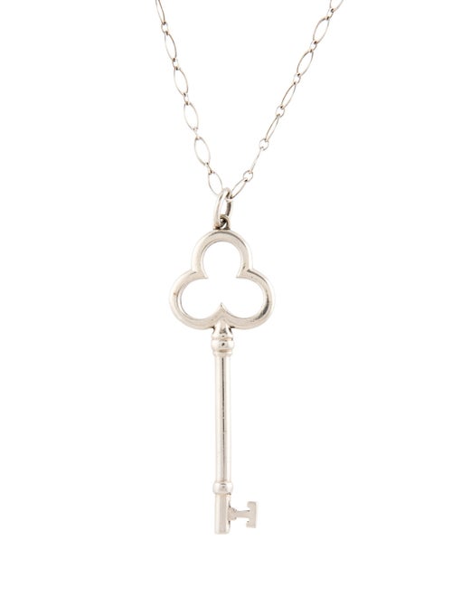 Tiffany & Co. Clover Key Pendant Necklace