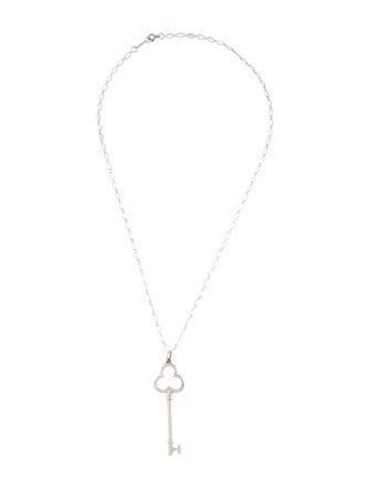 Tiffany & Co. Clover Key Pendant Necklace