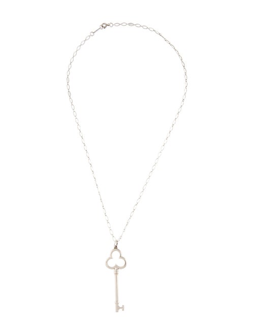 Tiffany & Co. Clover Key Pendant Necklace