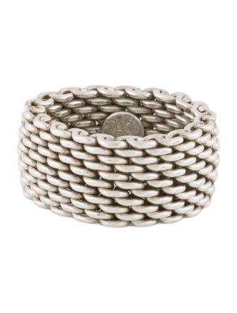 Tiffany & Co. Somerset Mesh Band Ring