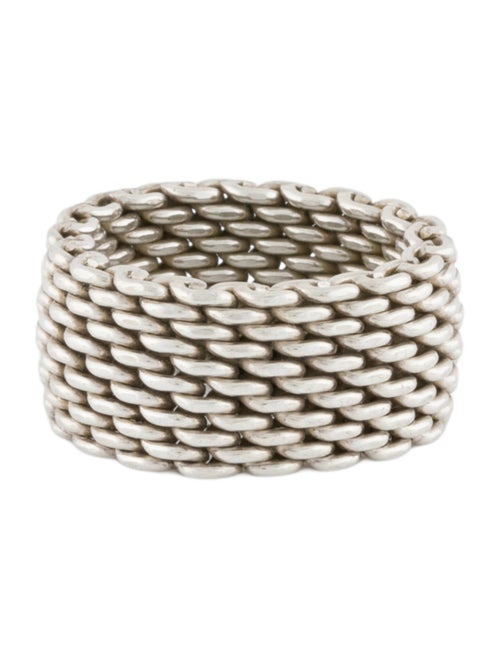 Tiffany & Co. Somerset Mesh Band Ring