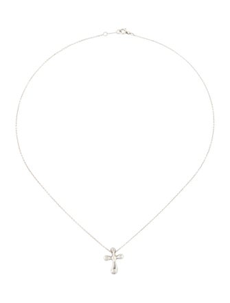 Tiffany & Co. Cross Pendant Necklace
