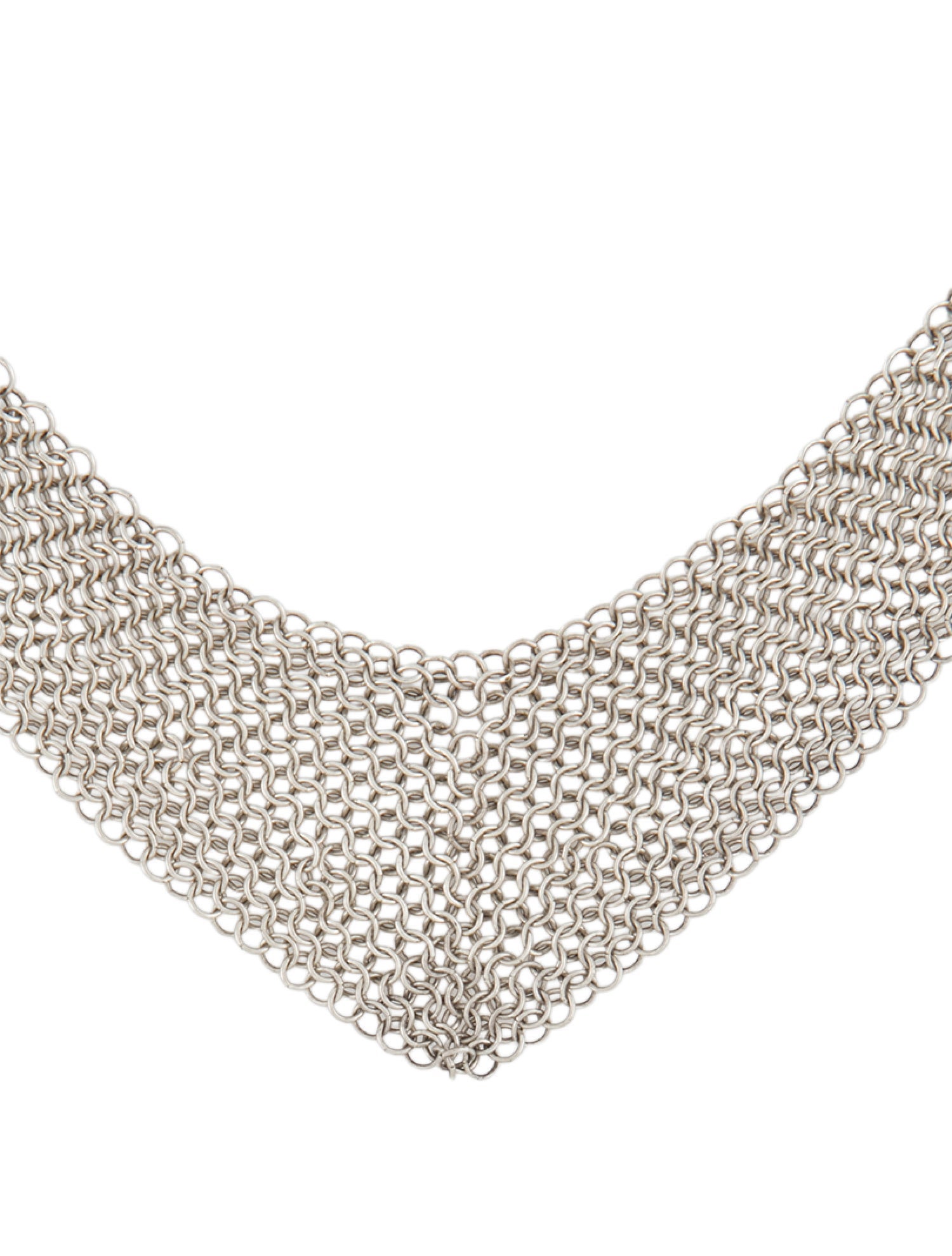 Tiffany & Co. Elsa Peretti Mesh Bib Necklace