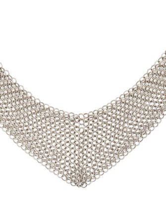 Tiffany & Co. Elsa Peretti Mesh Bib Necklace