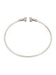 Tiffany & Co. 18K Diamond T Wire Cuff Bracelet