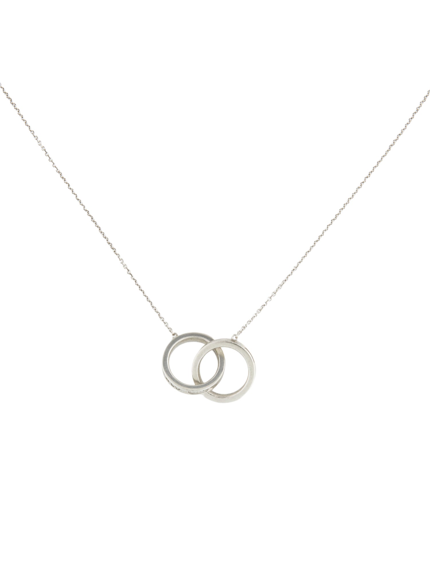 Tiffany & Co. 1837 Interlocking Circles Pendant Necklace