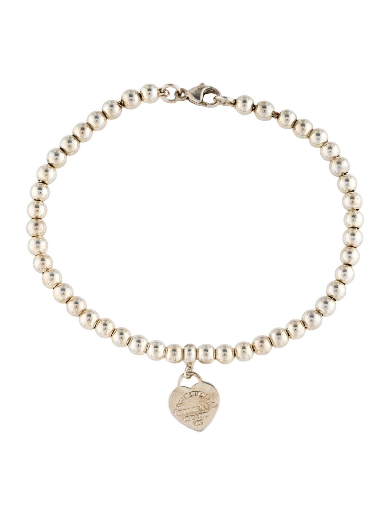 Tiffany & Co. Heart Tag Bead Bracelet
