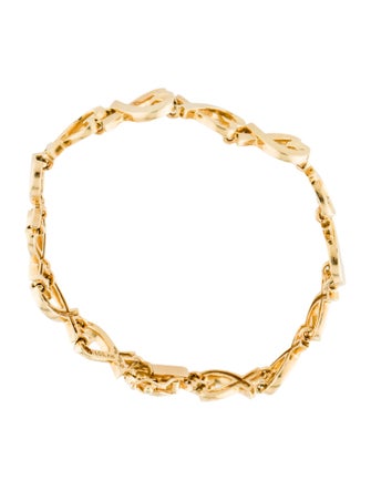 Tiffany & Co. 18K Loving Heart Link Bracelet