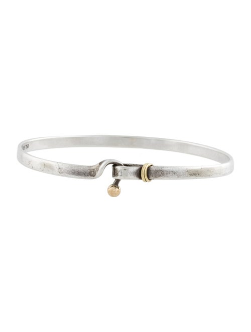 Tiffany & Co. Two-Tone Hook & Eye Bangle Bracelet