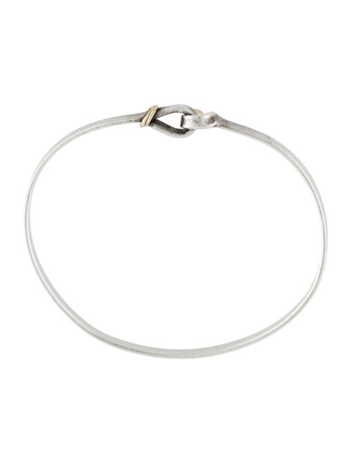 Tiffany & Co. Two-Tone Hook & Eye Bangle Bracelet