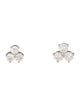 Tiffany & Co. Platinum Diamond Aria Stud Earrings