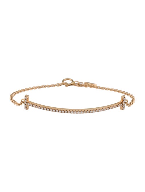 Tiffany & Co. 18K Diamond Smile Station Bracelet