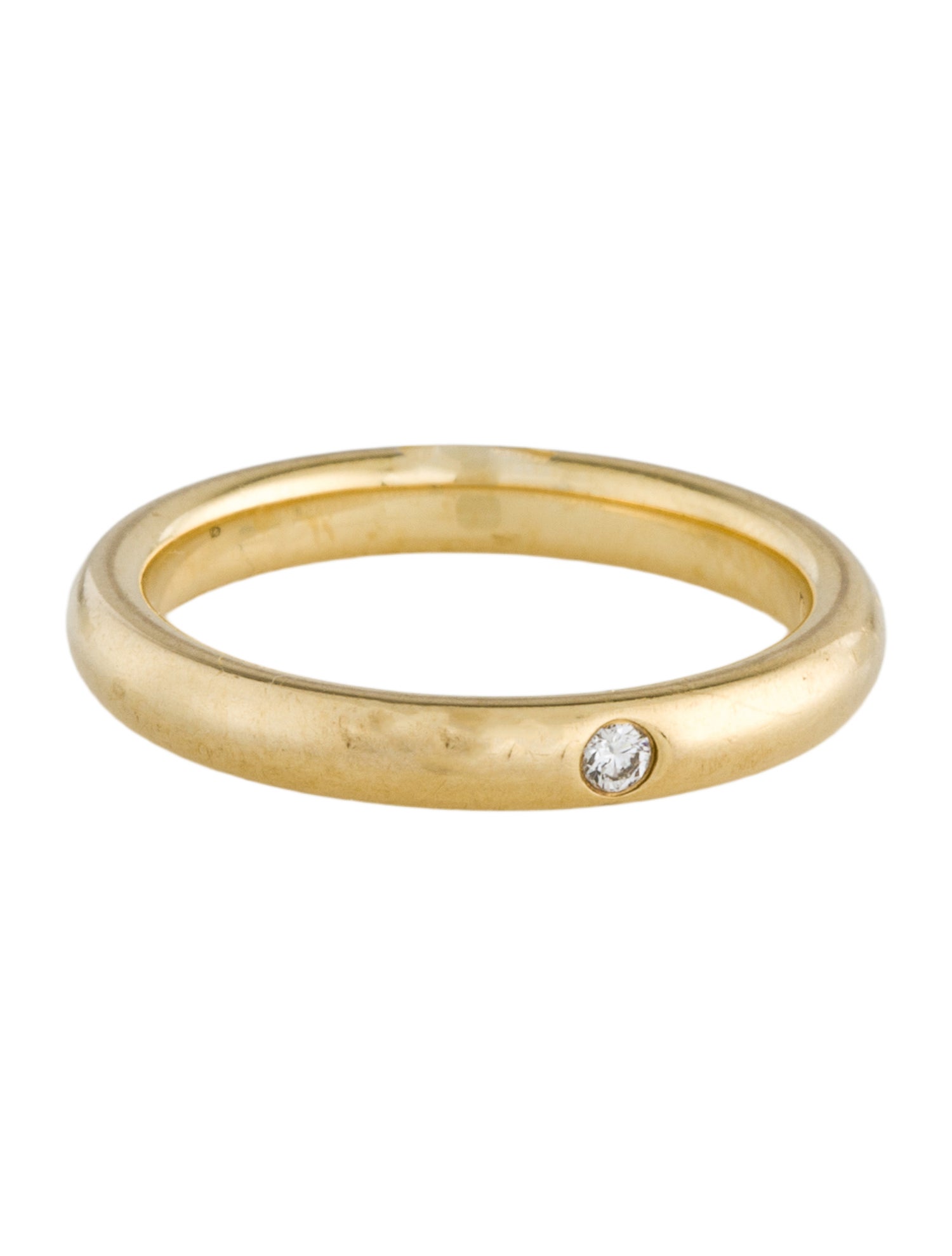 Tiffany & Co. 18K Diamond Band Ring