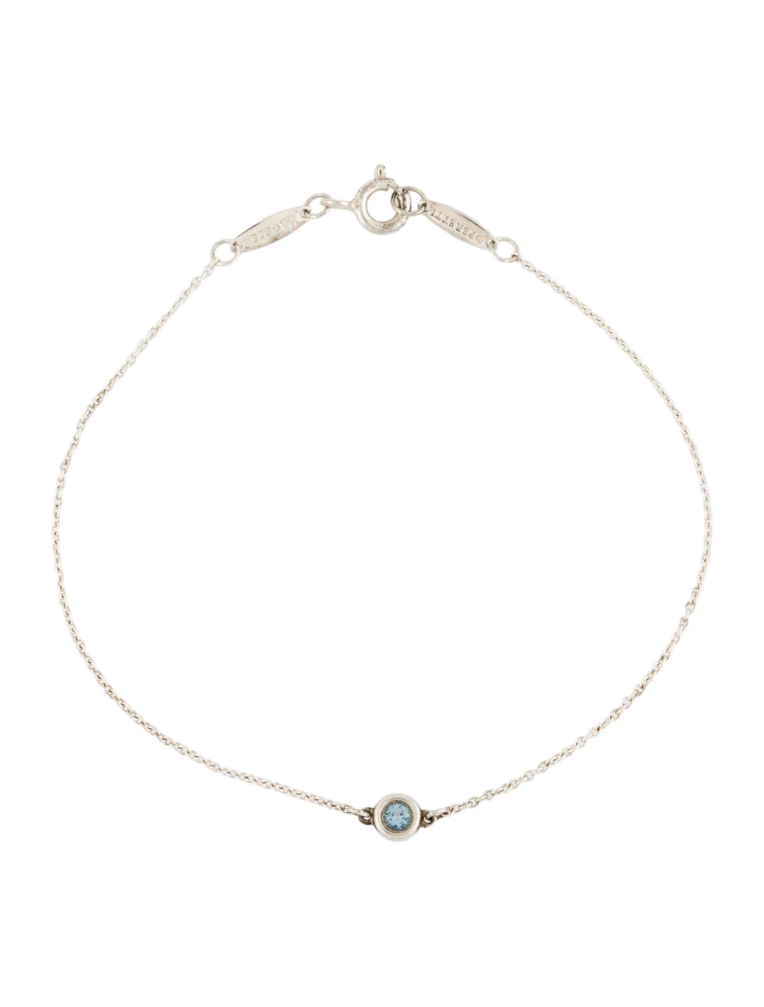 Tiffany & Co. Aquamarine Color by the Yard Bracelet