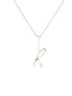 Tiffany & Co. Alphabet Letter 'K' Pendant Necklace