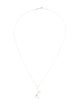 Tiffany & Co. Alphabet Letter 'K' Pendant Necklace