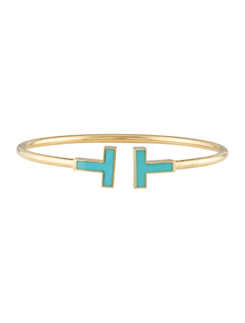 Tiffany & Co. 18K Turquoise Wire Bracelet