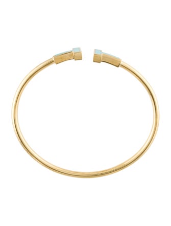 Tiffany & Co. 18K Turquoise Wire Bracelet