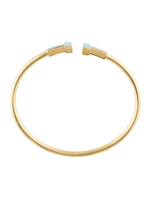 Tiffany & Co. 18K Turquoise Wire Bracelet