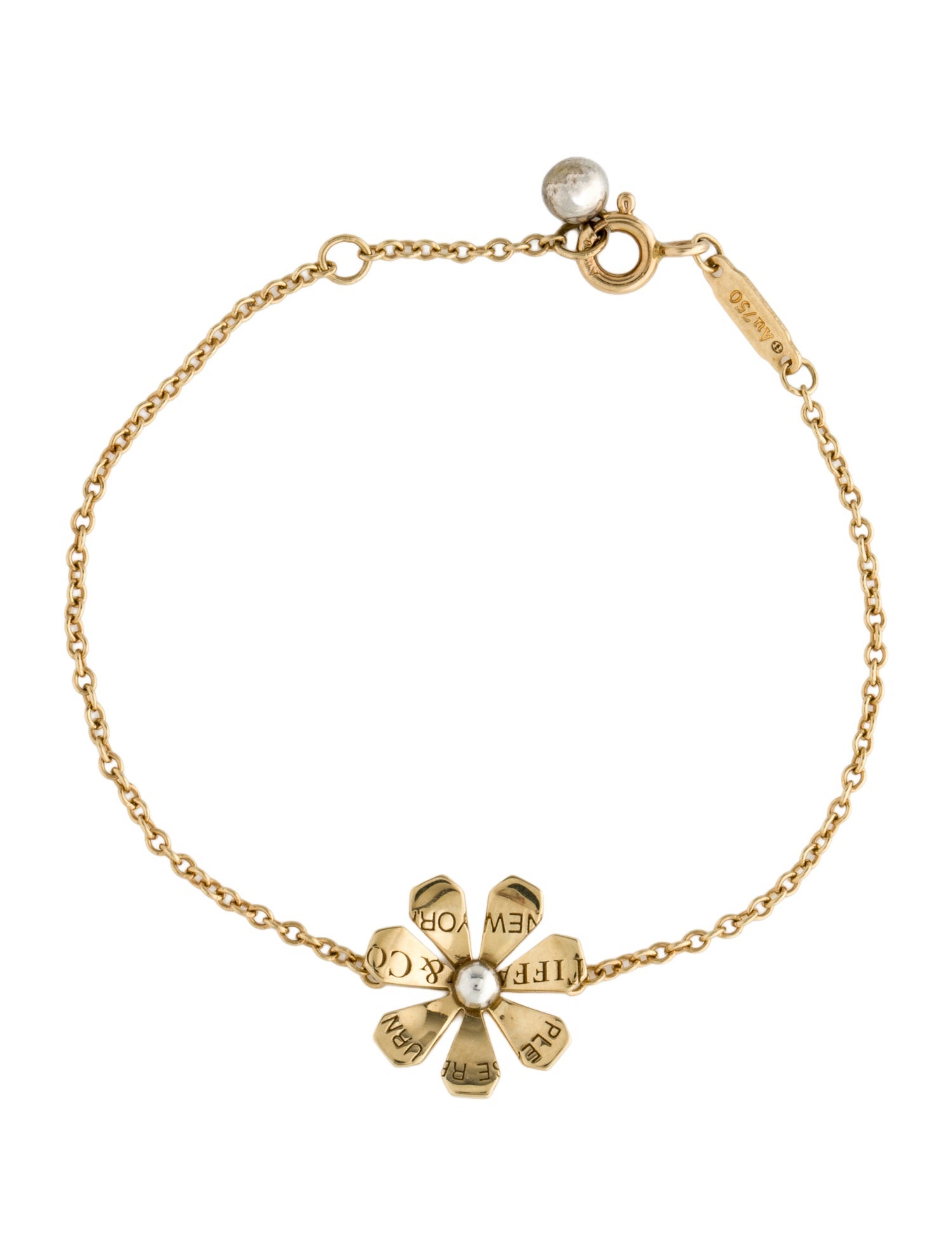 Tiffany & Co. Two-Tone Love Bug Daisy Bracelet
