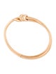 Tiffany & Co. 18K Knot Double Row Hinged Bangle Bracelet