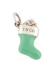 Tiffany & Co. Enamel Christmas Stocking Charm