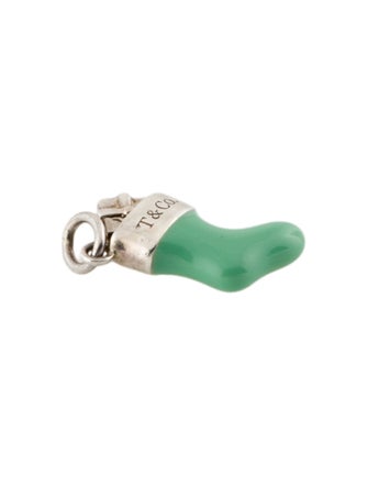 Tiffany & Co. Enamel Christmas Stocking Charm