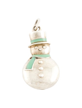 Tiffany & Co. Enamel Snowman Charm