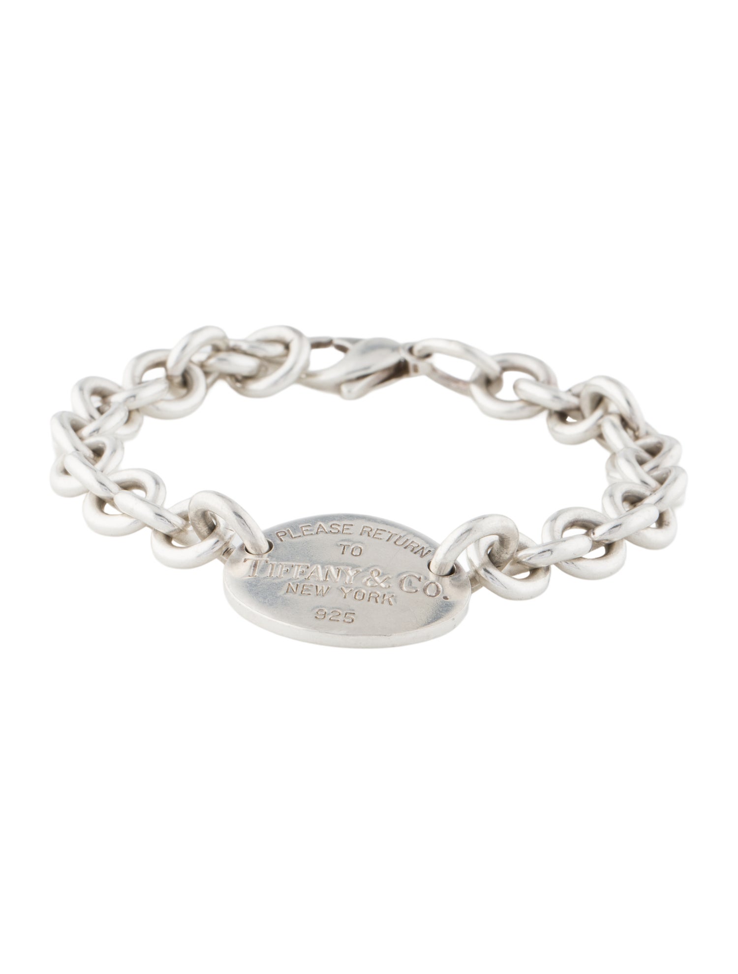 Tiffany & Co. Oval Tag Bracelet