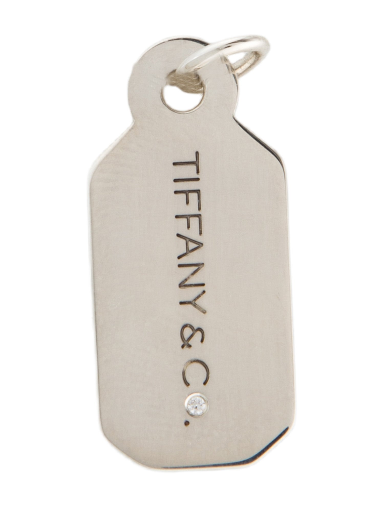 Tiffany & Co. Diamond Price Tag Charm