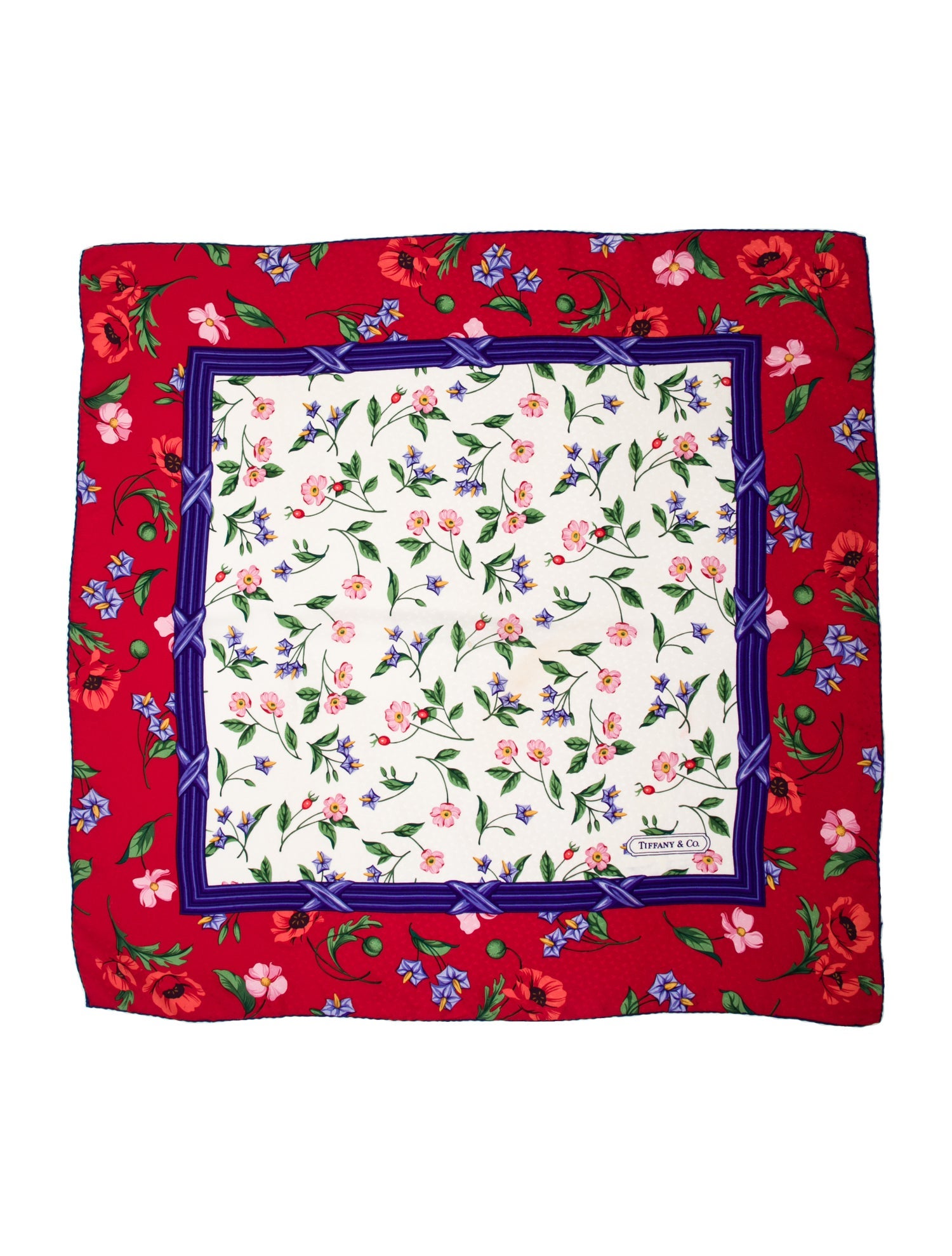 Tiffany & Co. Silk Printed Scarf