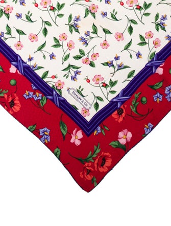 Tiffany & Co. Silk Printed Scarf