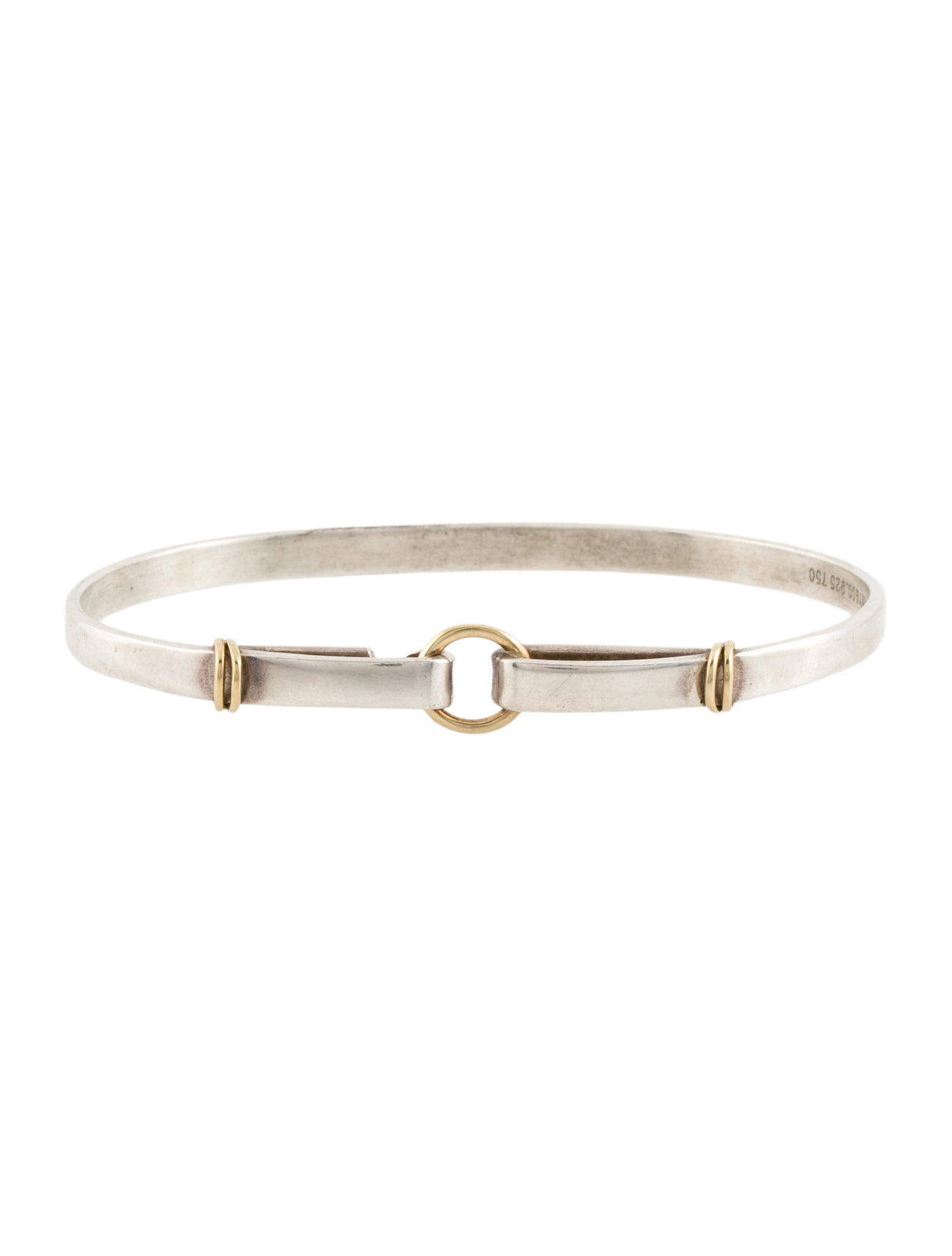 Tiffany & Co. Vintage Two-Tone Hook & Eye Bracelet